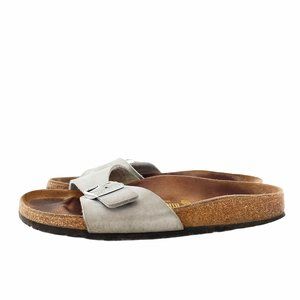 Women's Birkenstock Madrid Silver Sandal size 39